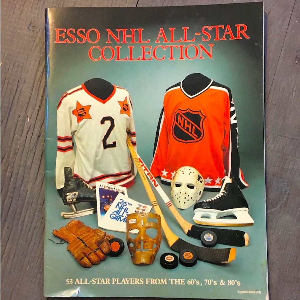 1988-89 Esso All star hockey book